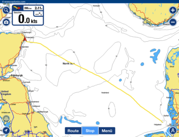 Route Helgoland - Peter Head