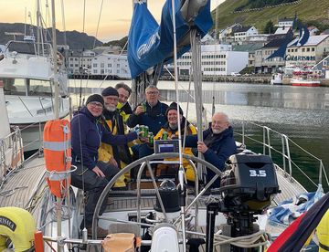 Nördlich von Nord Anlegedrink in Honningsvåg