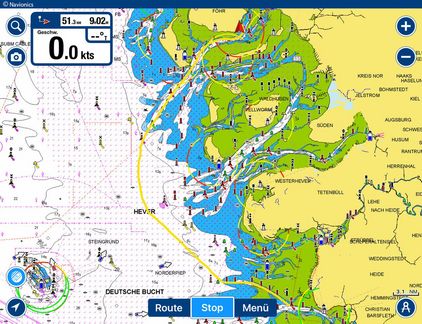 Büsum - Wyk auf Föhr Kursverlauf Büsum - Wyk