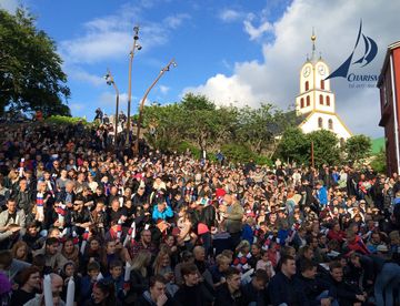 Fussball EM 2016 Public Viewing Torshavn