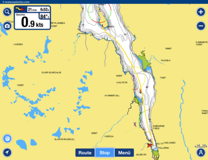 Route Hrisey - Akureyri