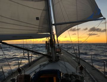 Segeln vor dem Wind
