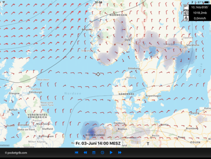 Skagerrak Seewetter 03.06.2016