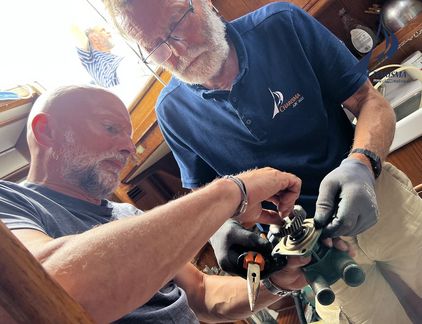 Reparatur der Motor-Seewasserpumpe