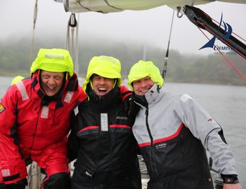 Charisma-Team Happy Landing in Stornoway
