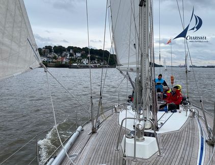 Segeln auf der Elbe