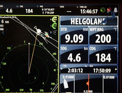 Ansteuerung Helgoland
