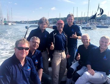 Mit dem Wassertaxi Kurs Crew-Dinner Kurs Crew-Dinner