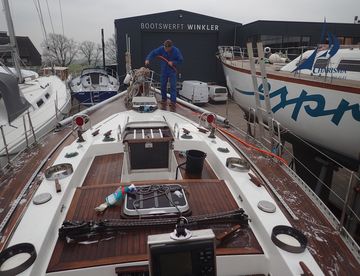 Klarschiff vom Wasserbauer Gerd Deck wird gereinigt