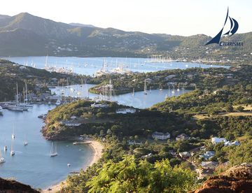 Blick auf English Harbour Blick auf English Harbour von Shirley Heights
