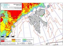 Eissituation im Spitzbergen-Archipe