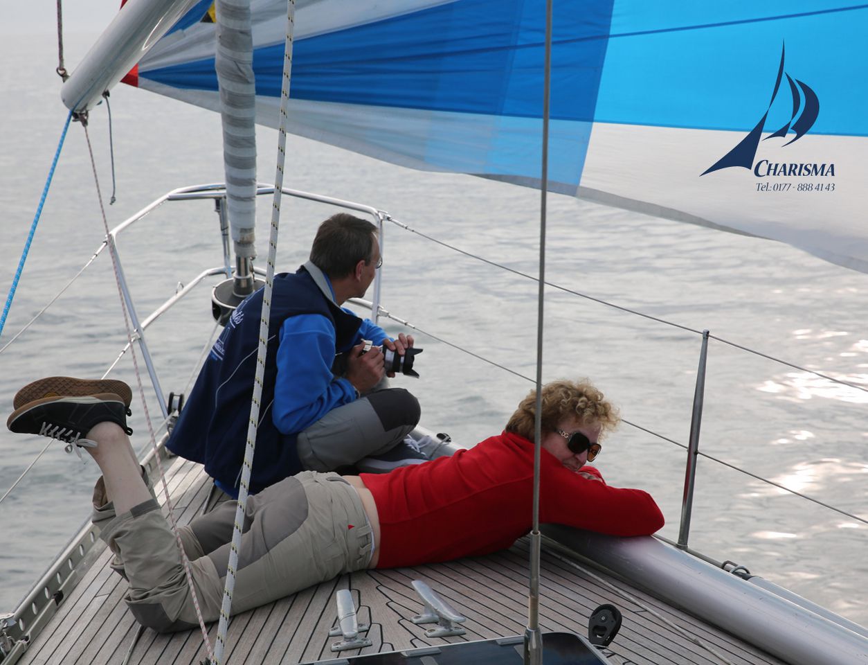 Unter Spinnaker ... Unter Spinnaker ...