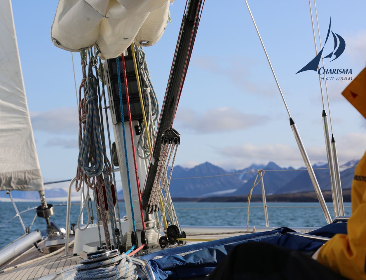 Segeln im Kongsfjord