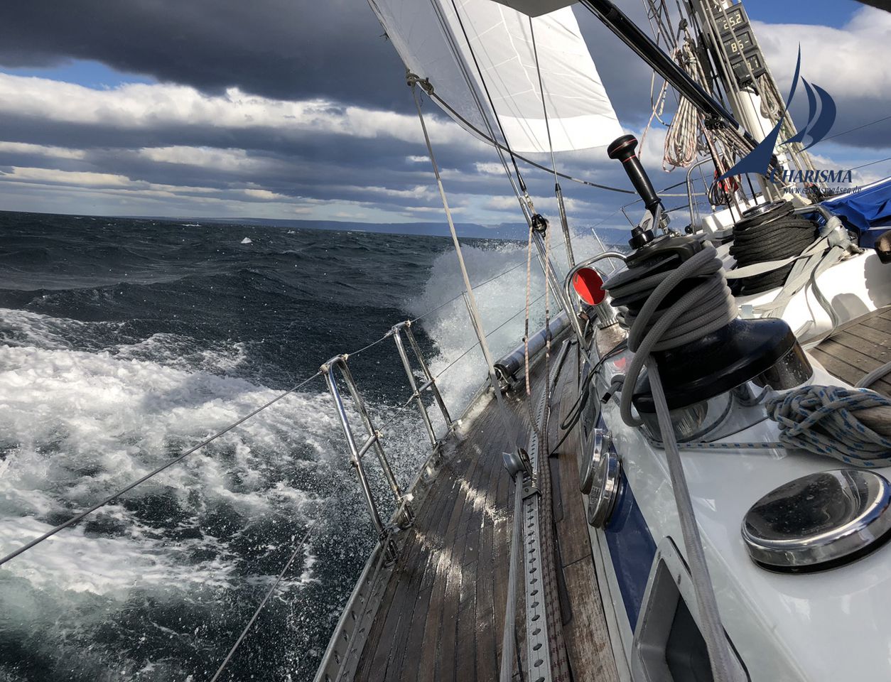 Am-Wind-Kurs bei Fallböen