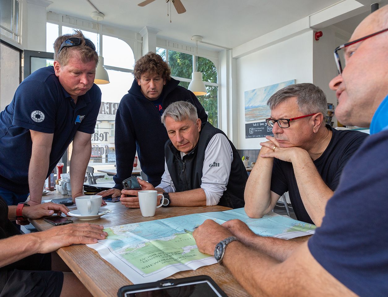 Crew-Besprechung