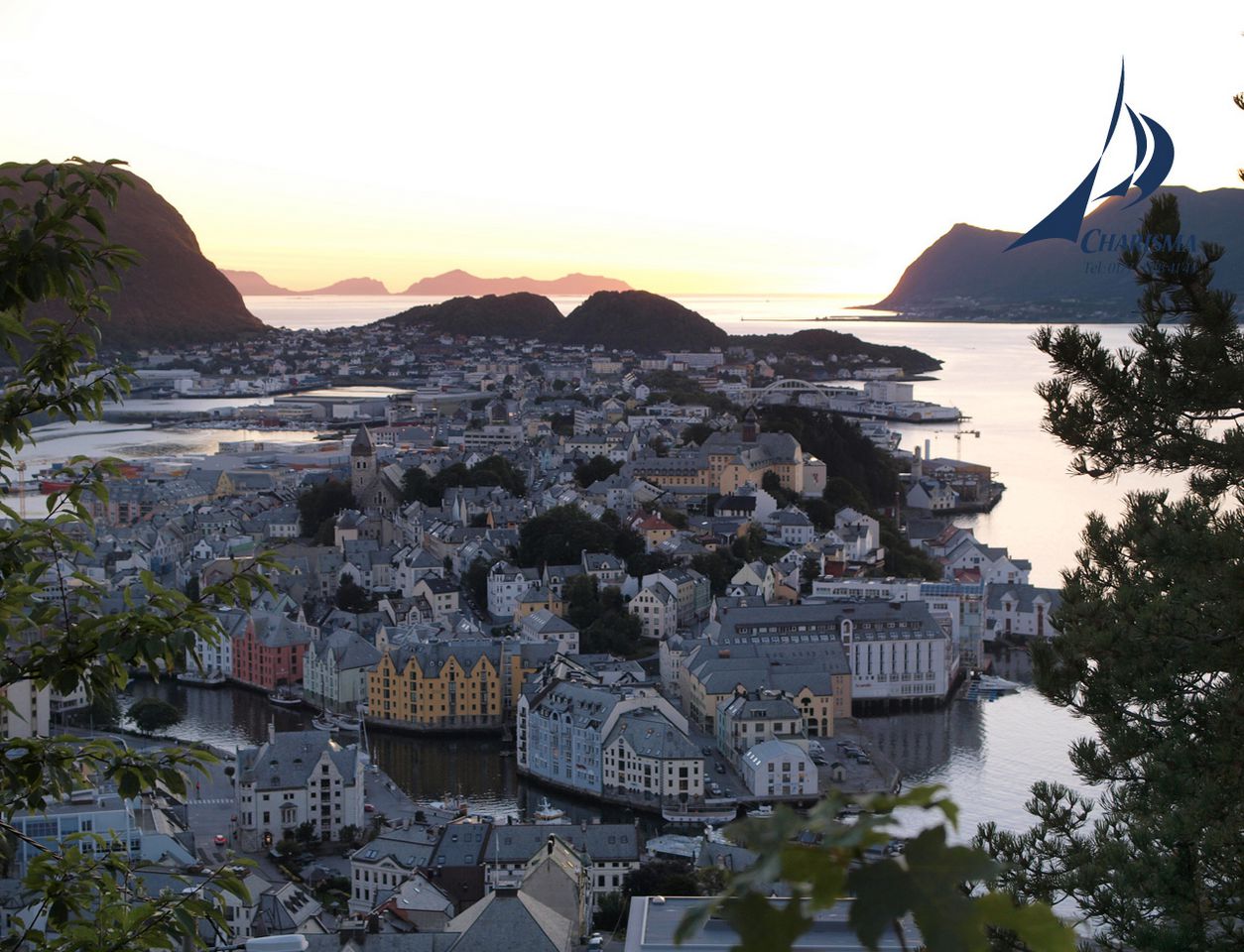 Happy landing ... Jugendstil-Stadt Alesund