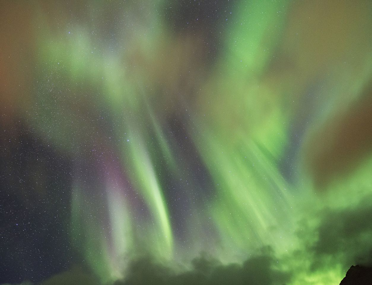 In dern Nacht ... Polarlichter ...